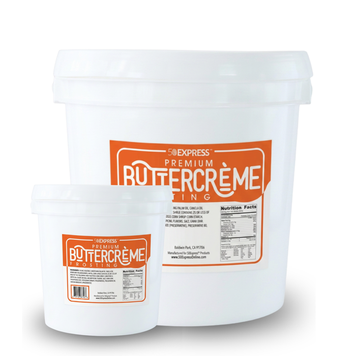 Premium White Buttercream Icing – Ready-to-Use Bakery Frosting