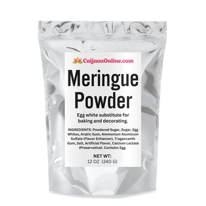 Meringue Powder egg white substitute for baking and decorating. Great for making buttercream and royal icing.