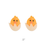 Handcrafted mini hatching chick royal icing decorations for Easter chocolate molds and dessert decorating