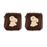 Royal icing bunny decorations for Easter chocolates, baking, candy making, and dessert displays by Caljava