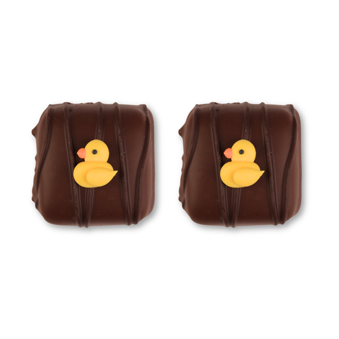 Handcrafted ducky royal icing edible decorations for cupcakes, cakes, cookies, and candy making