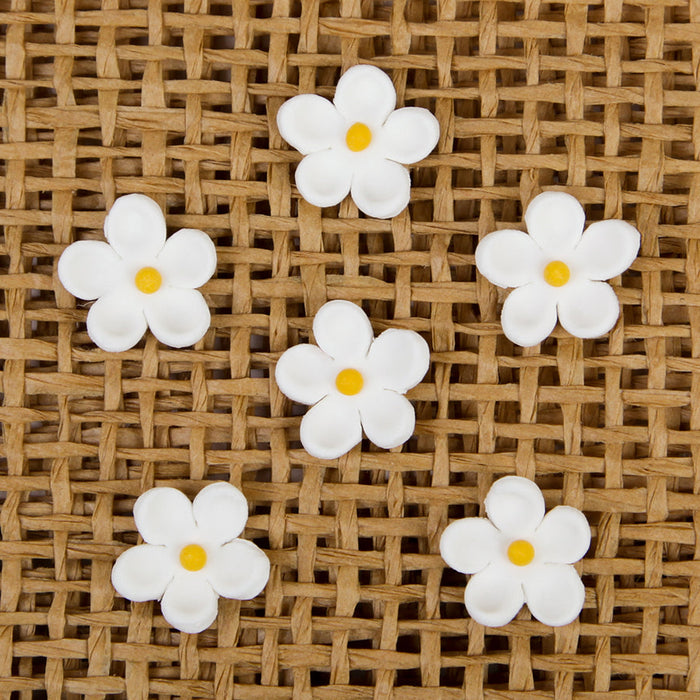 Small Blossom Sugar Flowers - White