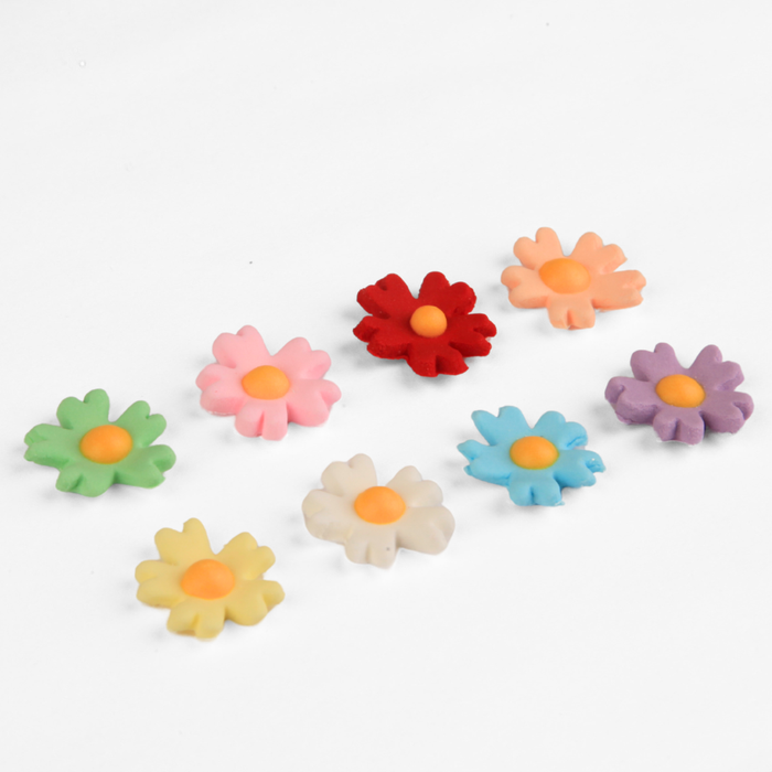 Premium assorted fuchsia sugar flower cake decorations for professional cake decorators and bakeries