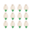 Beautiful White rosebud icing toppers for cakes chocolates cookies and cupcakes