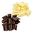 Gourmet Real Chocolate Shavings – Bulk Dark & White Chocolate Curl Decorations for Pastry Chefs & Bakeries