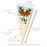 Chocolate Holiday Triangle Plaque Toppers – Edible Chocolate Accents for Pastry Chefs & Catering