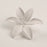Realistic white stargazer lily sugar flower for professional cake decorating by Caljava Wholesale Bakery Supply