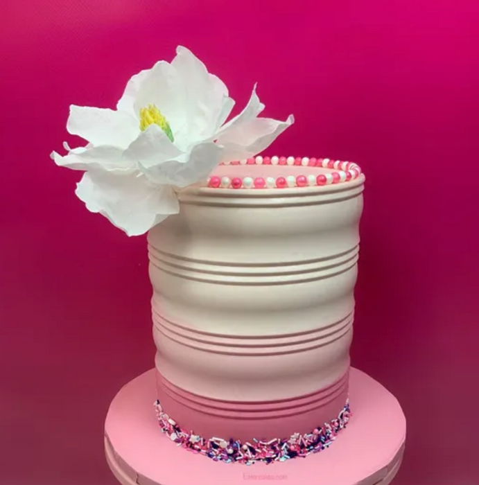 Discover our durable stripe cake icing comb scraper, perfect for cake decorating. Create smooth, textured, and patterned finishes on buttercream, fondant, and frosting. Ideal for bakers of all skill levels! Caljava