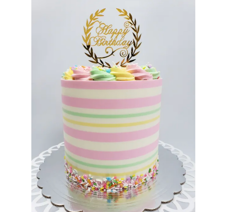 Discover our durable stripe cake icing comb scraper, perfect for cake decorating. Create smooth, textured, and patterned finishes on buttercream, fondant, and frosting. Ideal for bakers of all skill levels! Caljava