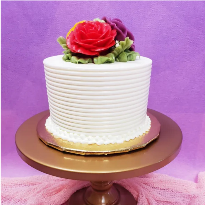 Metal cake comb for adding texture to your buttercream icing cakes. Caljava