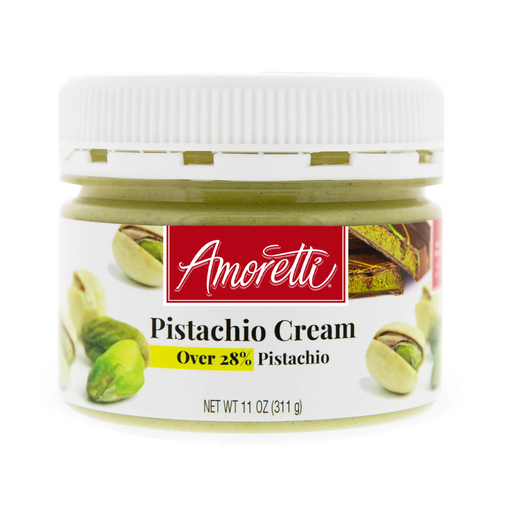 Premium Pistachio Cream Filling for Dubai Chocolate Bars, Kunafa, and Baklava – Vegan, All-Natural Pastry Ingredient for Chocolatiers and Pastry Chefs by Amoretti distributed by Caljava