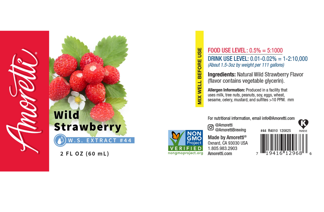 Wild Strawberry Extract Water Soluble by Amoretti
