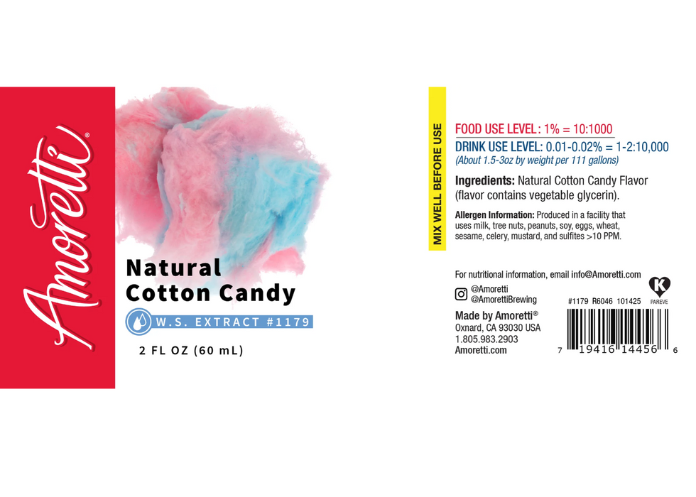 Cotton Candy Extract Water Soluble by Amoretti