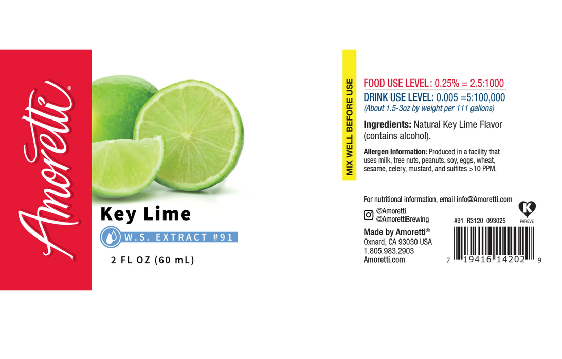 Key Lime Extract Water Soluble by Amoretti
