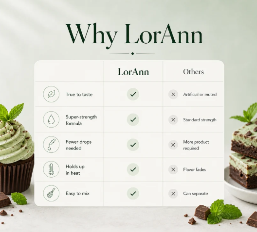Mint Chocolate Chip Ice Cream & Beverage Flavor by LorAnn Oils