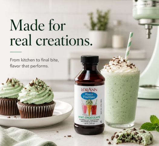 Mint Chocolate Chip Ice Cream & Beverage Flavor by LorAnn Oils