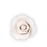 Small white rose sugar flower topper perfect for cakes and cupcakes