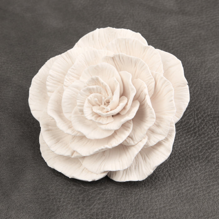 Statement sugar flower 5 inch white drift rose for tiered cakes