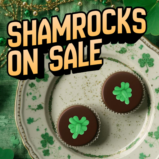Shamrock Royal Icing Decorations (Bulk)
