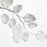 Assorted pack of ready-to-use green rose leaf fillers for professional wedding cake decorating.
