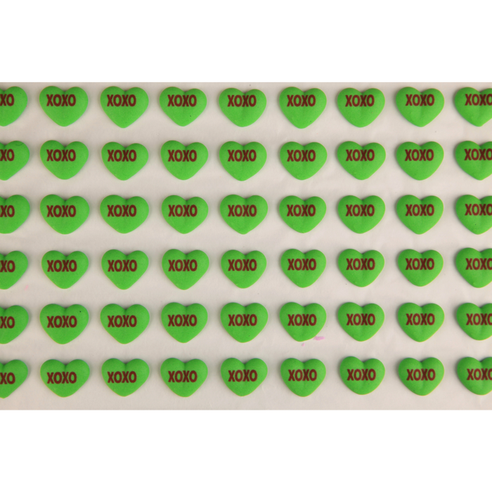 Wholesale royal icing conversation hearts for high-volume candy and chocolate production during Valentine’s season