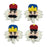 Christmas Nutcracker Tree Royal Icing Toppers great for decorating Chocolates, Candy, Cupcakes, Cakes and more. Edible decorations from CaljavaOnline.