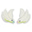 Bird Doves Royal Icing Topper Decoration great for decorating your own chocolate, cakes, cupcakes, and more.