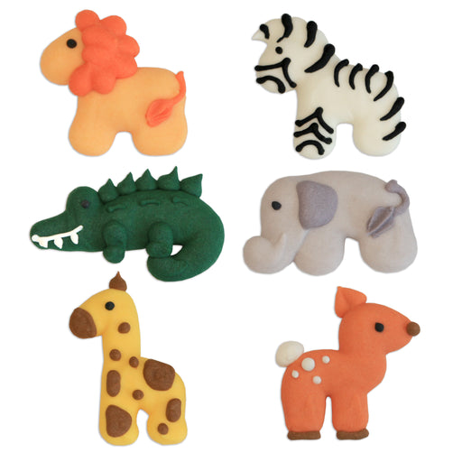 Zoo Animal Royal Icing Toppers great for decorating your candy, chocolates, cakes, and cupcakes. Caljava