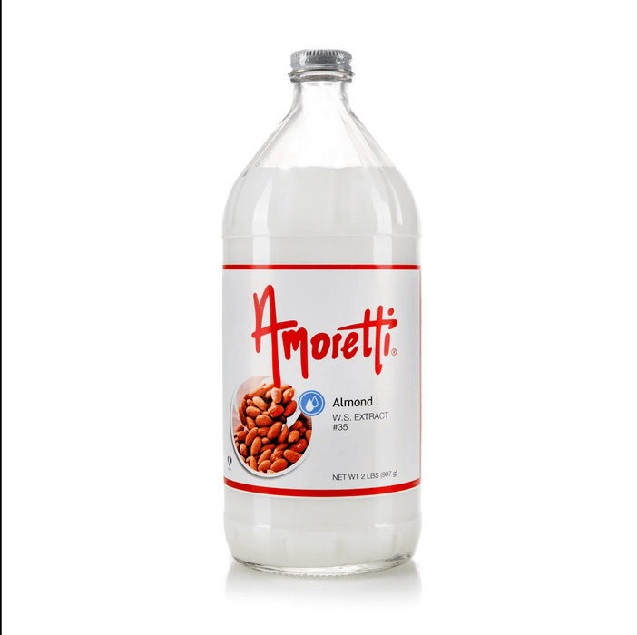 Almond Extract Water Soluble by Amoretti - CaljavaOnlineAMRTI-35-2LBFlavor