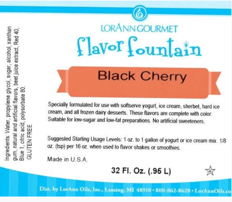 Black Cherry Ice Cream & Beverage Flavor by LorAnn Oils - CaljavaOnline1710-0800Flavor
