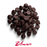 Close-up of 10,000 count Blommer semi-sweet dark chocolate drops showing uniform chip shape and rich cocoa texture.