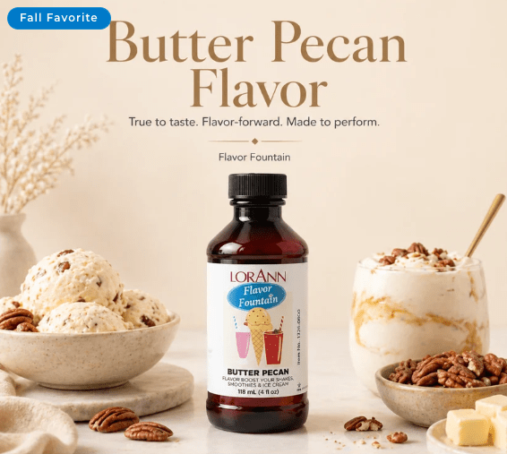 Butter Pecan Ice Cream & Beverage Flavor by LorAnn Oils - CaljavaOnline1725-0800Flavor