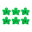 Cannabis Leaf Royal Icing Decorations (Bulk) - CaljavaOnlineY1923CCupcake Decorations