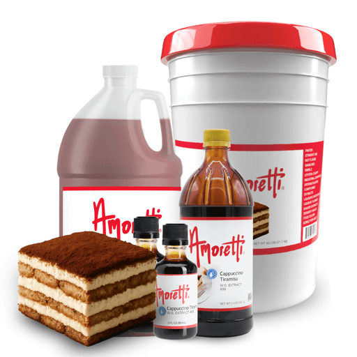 Cappuccino Tiramisu Extract Water Soluble by Amoretti - CaljavaOnlineAMRTI-99-60LBFlavor