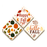 Chocolate Fall Plaque Toppers – Edible Chocolate Accents for Pastry Chefs & Catering - CaljavaOnline1454CP16Chocolate