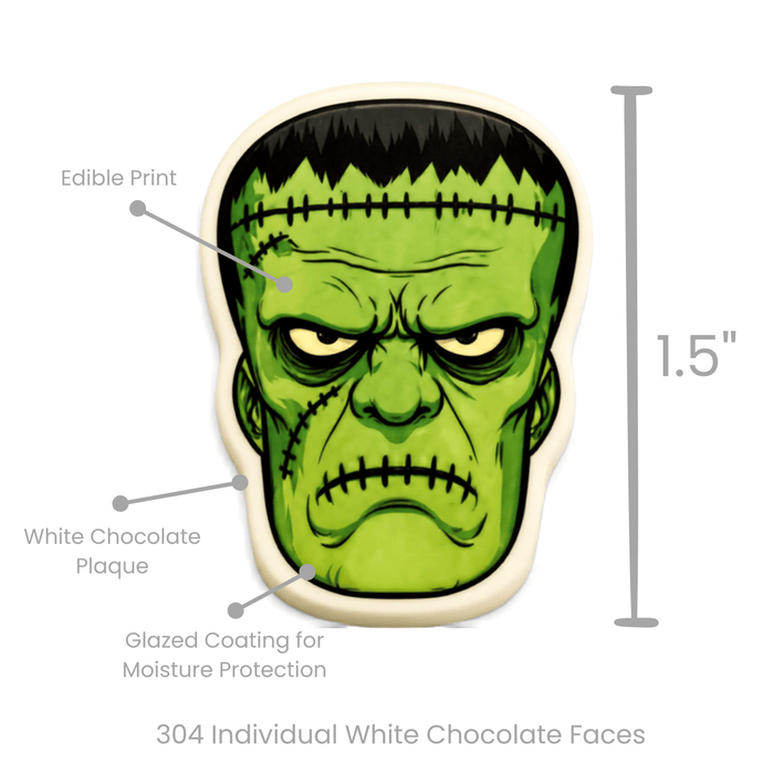 Chocolate Halloween Plaque Toppers – Edible Chocolate Accents for Pastry Chefs & Catering - CaljavaOnline5408CP3Chocolate