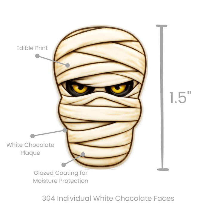Chocolate Halloween Plaque Toppers – Edible Chocolate Accents for Pastry Chefs & Catering - CaljavaOnline5408CP4Chocolate