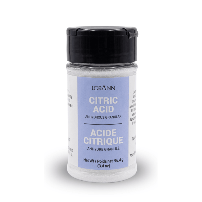 Citric Acid by LorAnn – Food-Grade Sour Flavor Enhancer & Preservative for Gummies, Edibles, Candies & Baking - CaljavaOnline6040-0600BPreservative