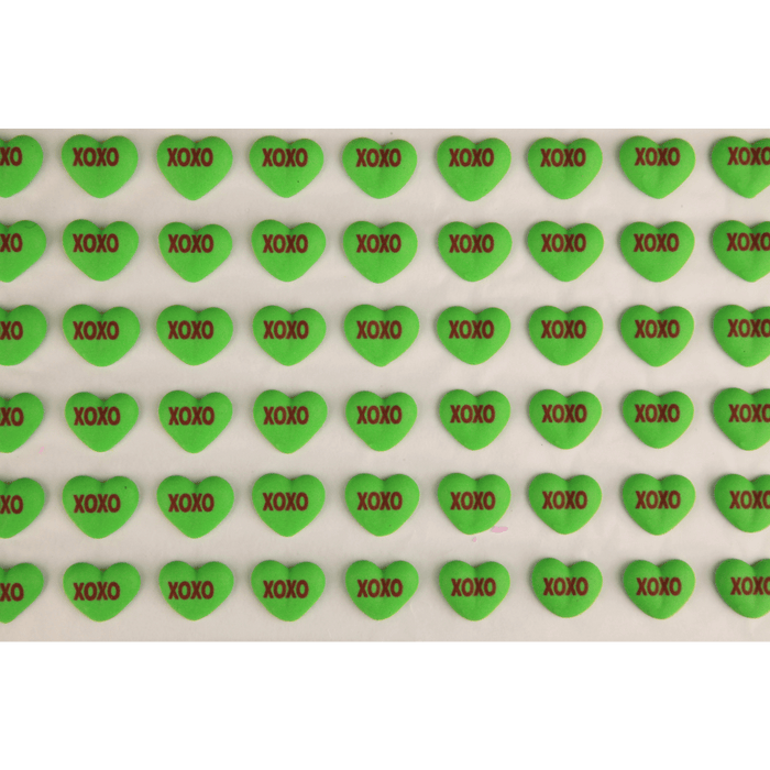 Conversation Hearts Royal Icing Decorations (Bulk) - CaljavaOnlineY8004Cupcake Decorations