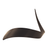 Close-up of delicately crafted 5-inch real chocolate curls for high-end party dessert decorations