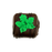 Edible cannabis leaf sugar toppers decorating gourmet infused chocolate truffles and bonbons