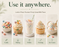 Fresh morning fruit smoothie flavored with LorAnn Fruity Cereal Milk flavor fountain