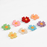 Fuchsia Sugar Flower Toppers - CaljavaOnlineP-FFFCupcake Decorations