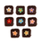 Fuchsia Sugar Flower Toppers - CaljavaOnlineP-FFFCupcake Decorations
