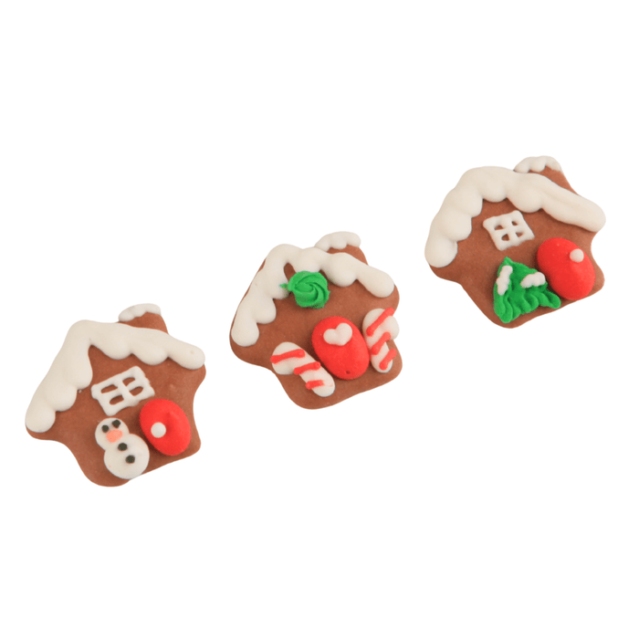 Gingerbread House Royal Icing Decorations (Bulk) - CaljavaOnlineY2441Cupcake Decorations