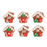 Gingerbread House Royal Icing Decorations (Bulk) - CaljavaOnlineY2441Cupcake Decorations