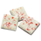 1.25-inch dark and white chocolate peppermint bark squares topped with red peppermint crumble for holiday dessert displays wholesale bulk for resale
