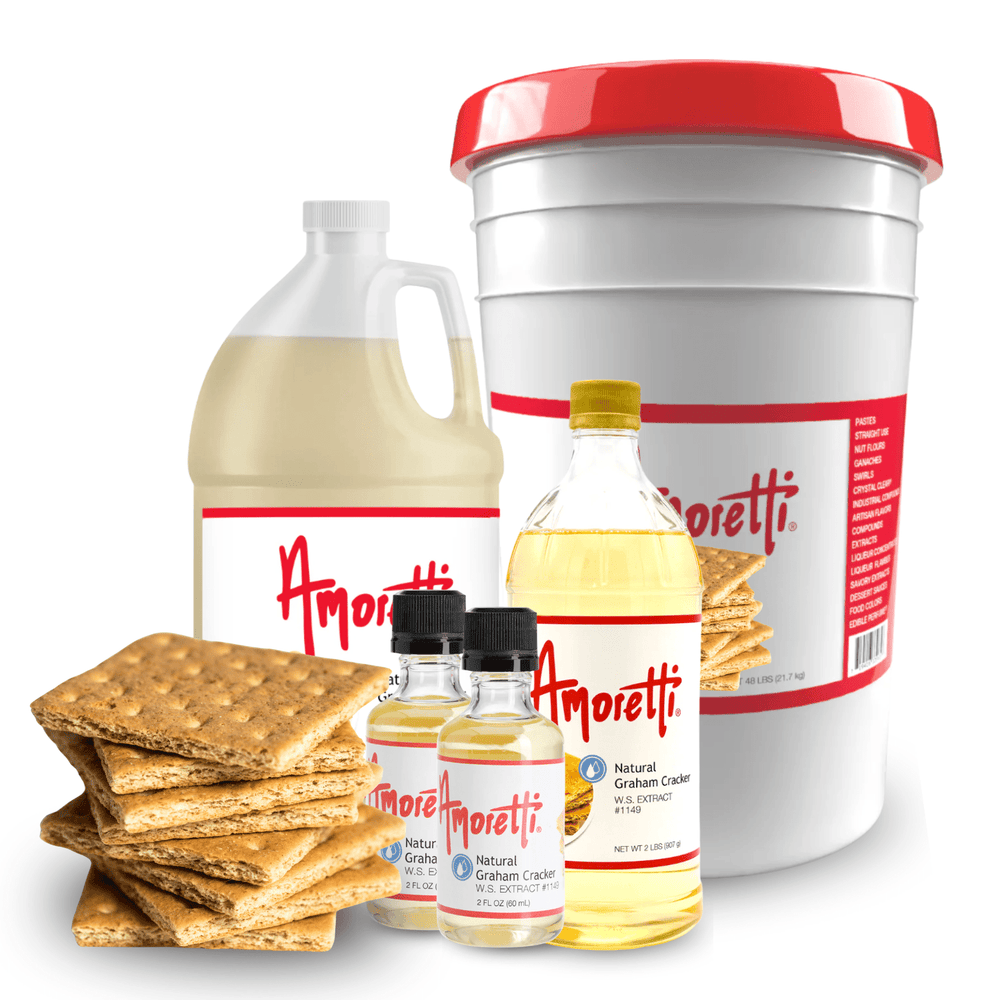 Graham Cracker Extract Water Soluble by Amoretti - CaljavaOnlineAMRTI-1149-2OZFlavor