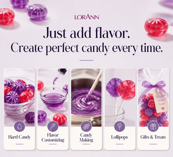 Hard Candy Mix by LorAnn – Easy Mix Base for Isomalt Candies & Lollipops - CaljavaOnline4210-0000