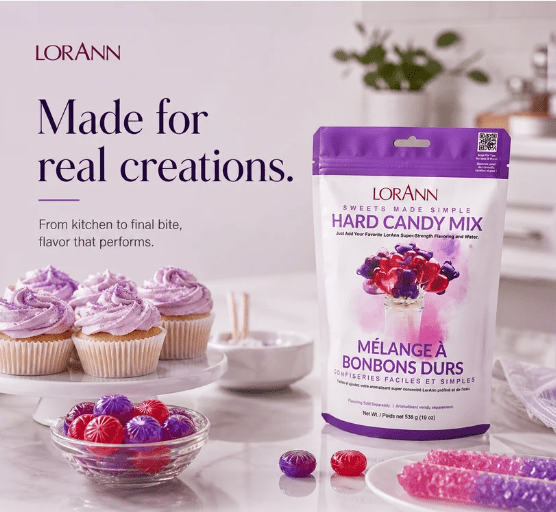 Hard Candy Mix by LorAnn – Easy Mix Base for Isomalt Candies & Lollipops - CaljavaOnline4210-0000